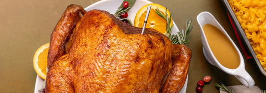 Smoked Turkey with Cranberry Balsamic Sauce