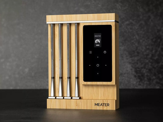 MEATER PRO XL four-in-one meat thermometer with OLED screen and four probes for perfect cooking