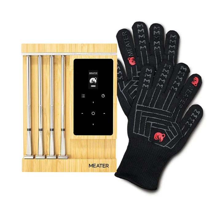 MEATER PRO XL smart meat thermometer with four probes and free heat-resistant MEATER mitts