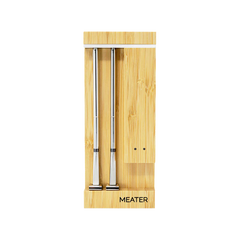 MEATER Pro Duo smart meat thermometer with dual probes and bamboo charging dock
